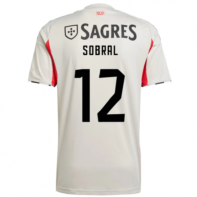 Danxen Mulher Camisola Gonçalo Sobral #12 Branco Sujo Vermelho Alternativa 2025/26 Camisa Brasil