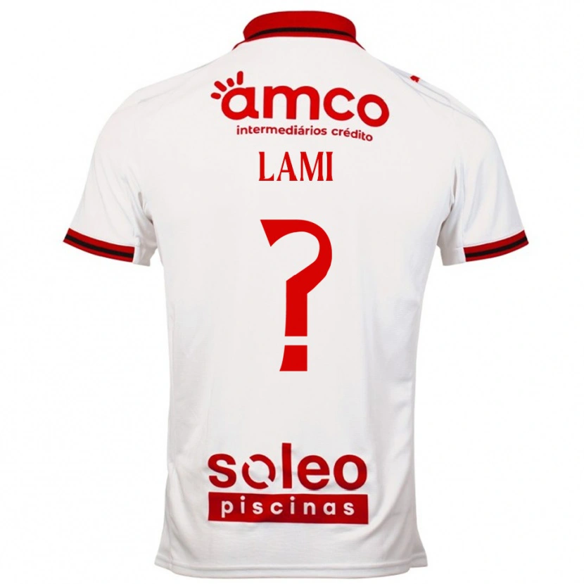 Danxen Mulher Camisola Dário Lami #0 Branco Vermelho Alternativa 2025/26 Camisa Brasil