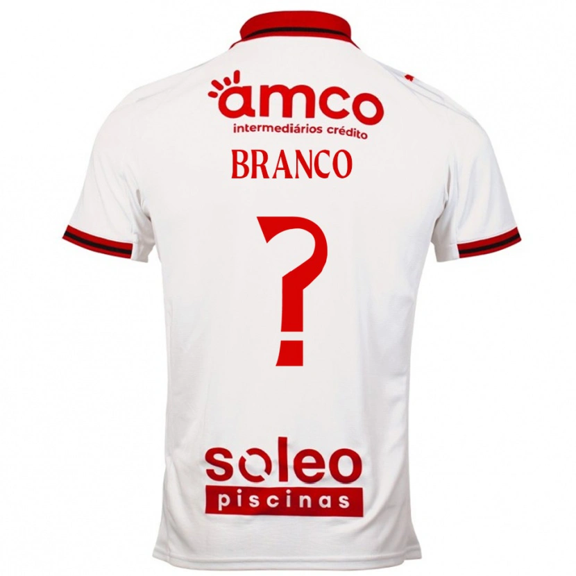 Danxen Mulher Camisola António Branco #0 Branco Vermelho Alternativa 2025/26 Camisa Brasil
