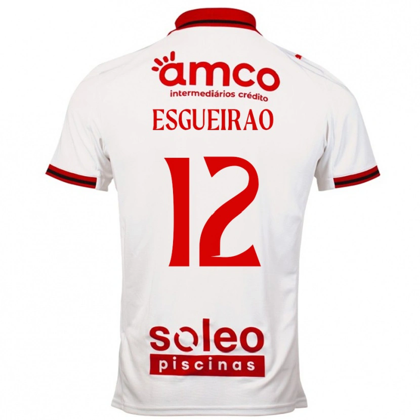 Danxen Mulher Camisola Íris Esgueirão #12 Branco Vermelho Alternativa 2025/26 Camisa Brasil