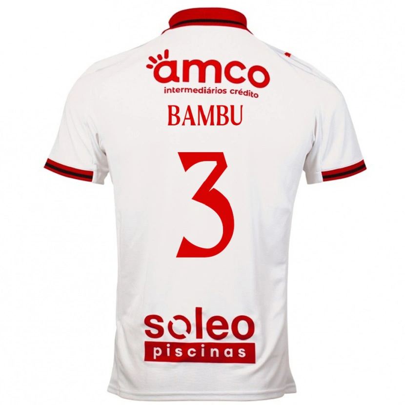 Danxen Mulher Camisola Robson Bambu #3 Branco Vermelho Alternativa 2025/26 Camisa Brasil