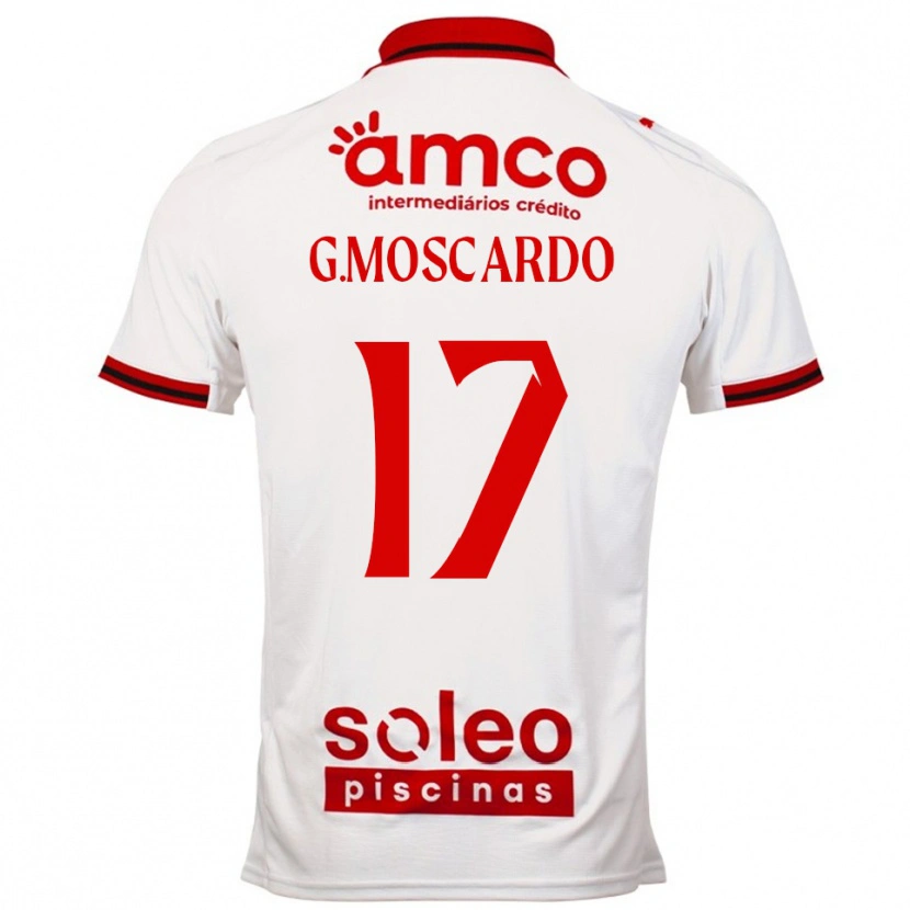 Danxen Mulher Camisola Gabriel Moscardo #17 Branco Vermelho Alternativa 2025/26 Camisa Brasil