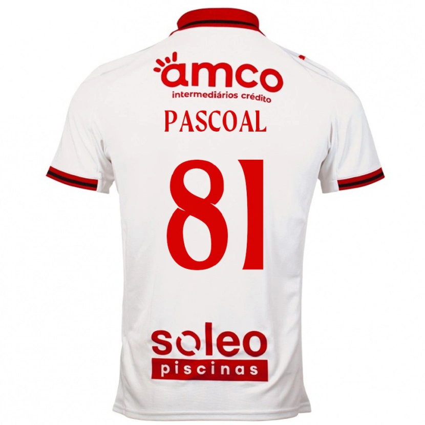 Danxen Mulher Camisola Fodé Pascoal #81 Branco Vermelho Alternativa 2025/26 Camisa Brasil