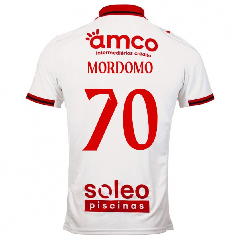 Danxen Mulher Camisola Mordomo #70 Branco Vermelho Alternativa 2025/26 Camisa Brasil
