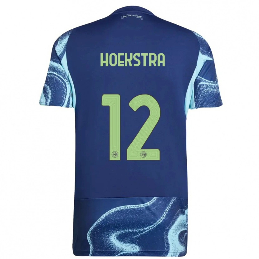 Danxen Mulher Camisola Isabelle Hoekstra #12 Marinho Azul Celeste Alternativa 2025/26 Camisa Brasil