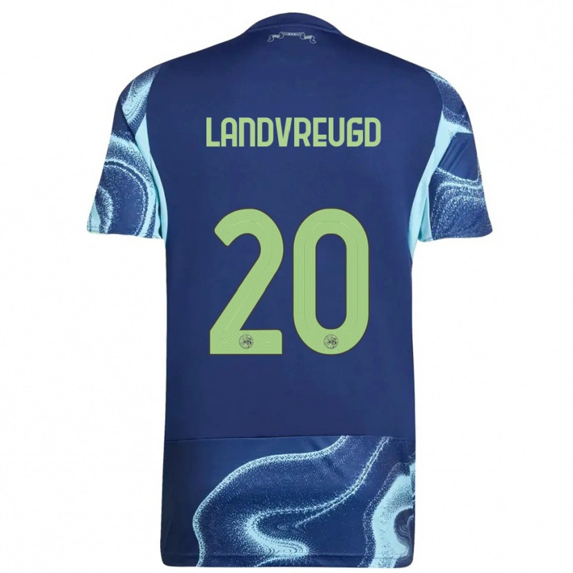 Danxen Mulher Camisola Nafairon Landvreugd #20 Marinho Azul Celeste Alternativa 2025/26 Camisa Brasil