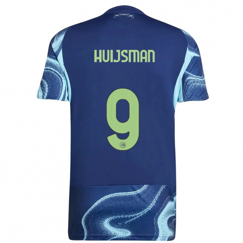 Danxen Mulher Camisola Mitchi Huijsman #9 Marinho Azul Celeste Alternativa 2025/26 Camisa Brasil