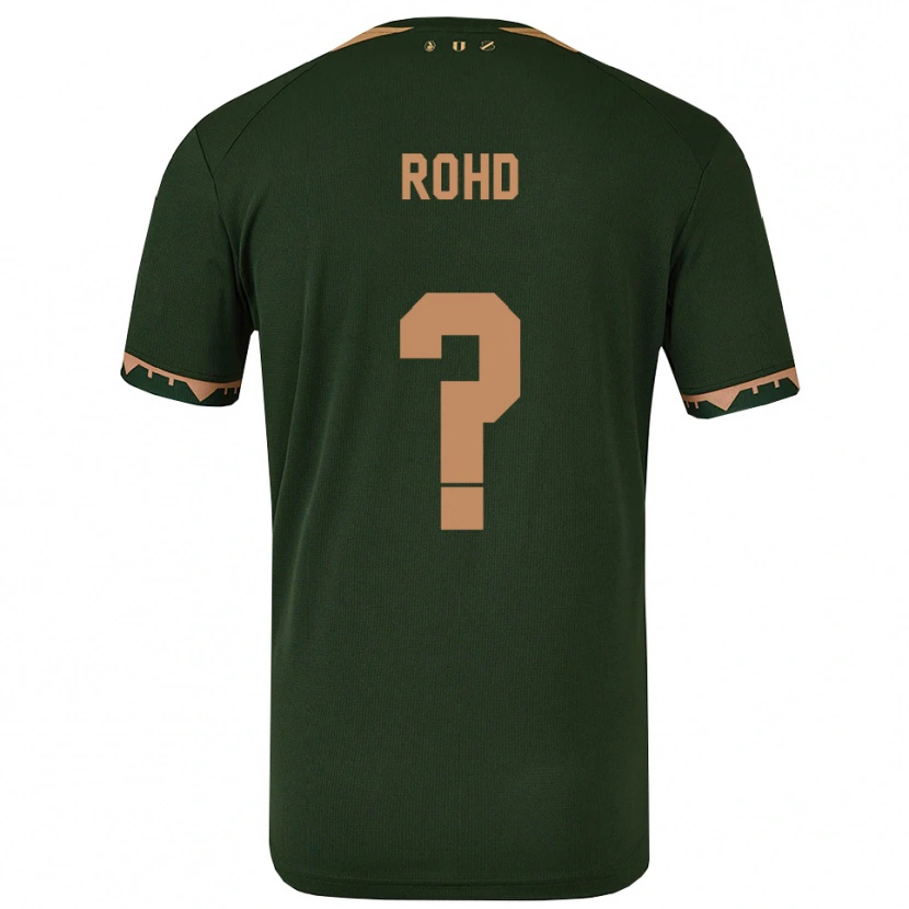 Danxen Mulher Camisola Emil Rohd #0 Verde Dourado Alternativa 2025/26 Camisa Brasil