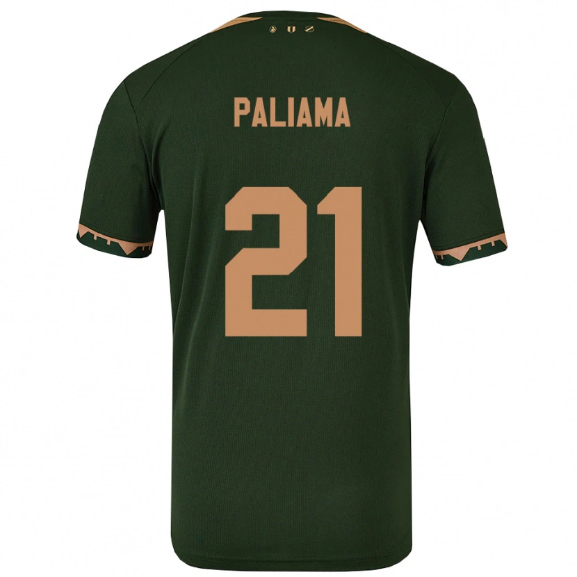 Danxen Mulher Camisola Joni Paliama #21 Verde Dourado Alternativa 2025/26 Camisa Brasil