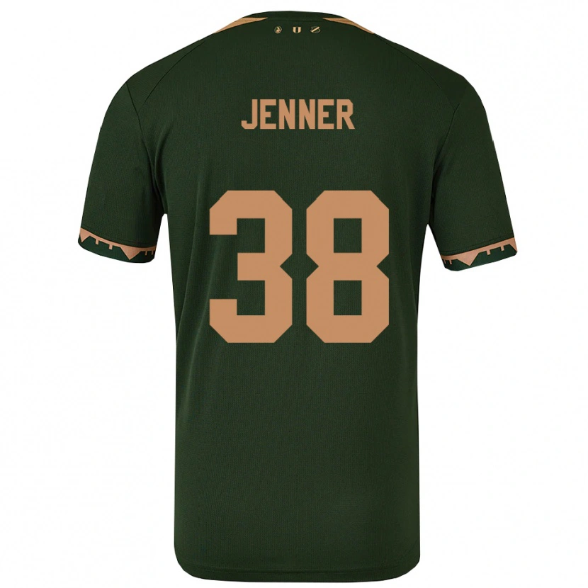 Danxen Mulher Camisola Ivar Jenner #38 Verde Dourado Alternativa 2025/26 Camisa Brasil