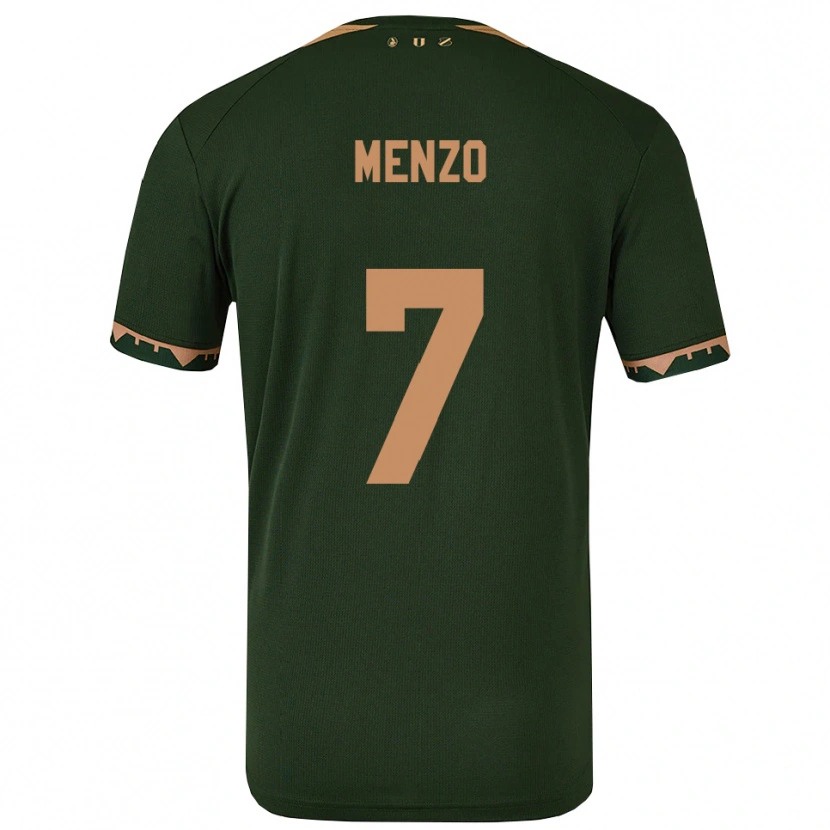 Danxen Mulher Camisola Björn Menzo #7 Verde Dourado Alternativa 2025/26 Camisa Brasil