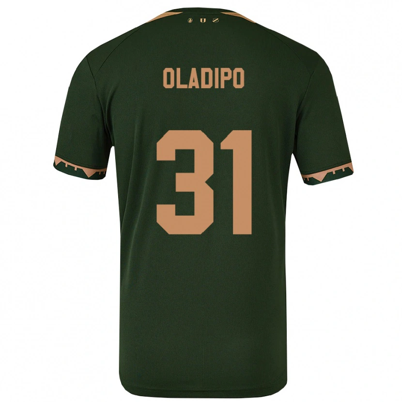 Danxen Mulher Camisola Laolu Oladipo #31 Verde Dourado Alternativa 2025/26 Camisa Brasil