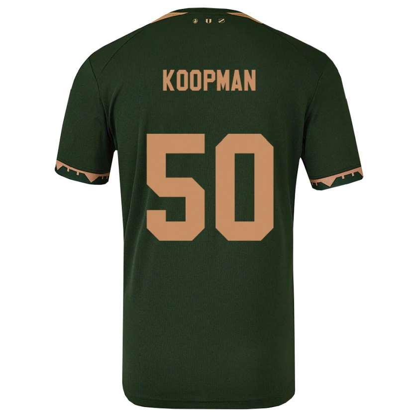 Danxen Mulher Camisola Kyra Koopman #50 Verde Dourado Alternativa 2025/26 Camisa Brasil