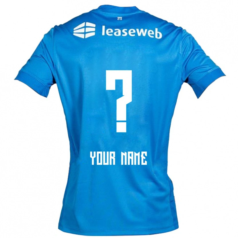 Danxen Mulher Camisola Seu Nome #0 Azul Branco Alternativa 2025/26 Camisa Brasil