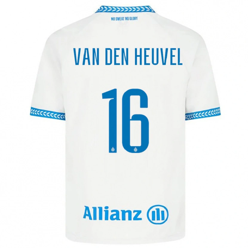 Danxen Mulher Camisola Dani Van Den Heuvel #16 Azul Branco Alternativa 2025/26 Camisa Brasil