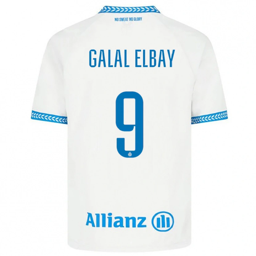 Danxen Mulher Camisola Mohamed Galal Elbay #9 Azul Branco Alternativa 2025/26 Camisa Brasil