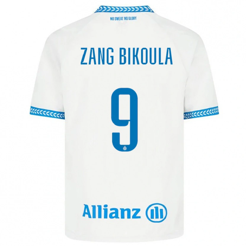 Danxen Mulher Camisola Véronique Zang Bikoula #9 Azul Branco Alternativa 2025/26 Camisa Brasil