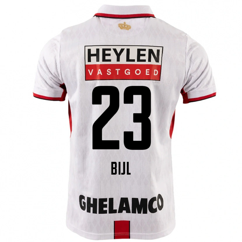 Danxen Mulher Camisola Glenn Bijl #23 Branco Vermelho Alternativa 2025/26 Camisa Brasil