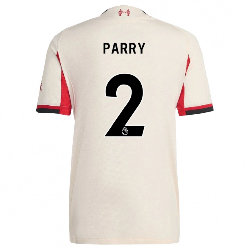 Danxen Mulher Camisola Lucy Parry #2 Branco Preto Alternativa 2025/26 Camisa Brasil