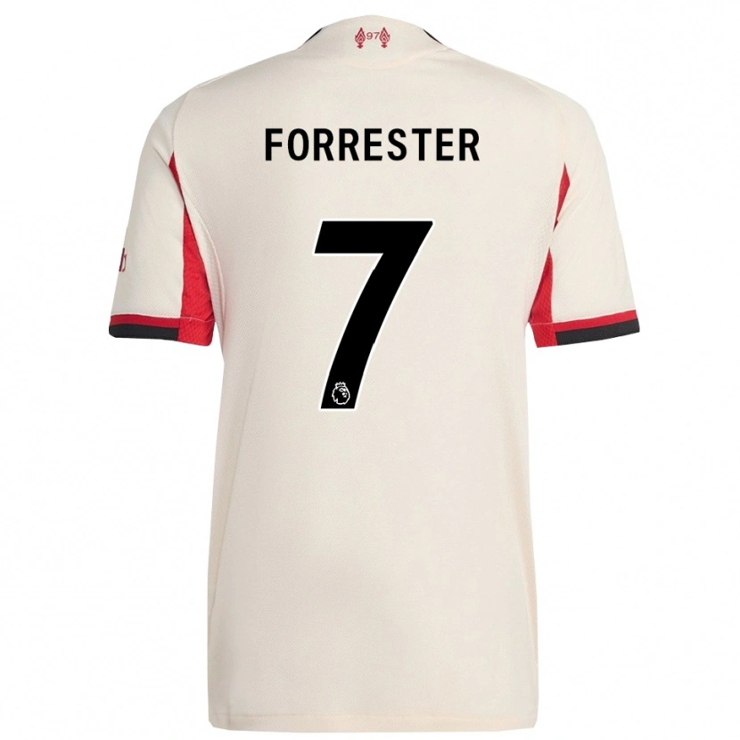 Danxen Mulher Camisola La'more Forrester #7 Branco Preto Alternativa 2025/26 Camisa Brasil