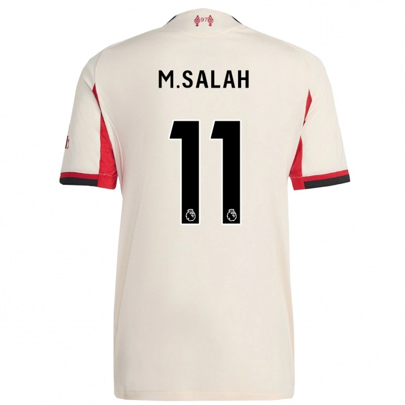 Danxen Mulher Camisola Mohamed Salah #11 Branco Preto Alternativa 2025/26 Camisa Brasil