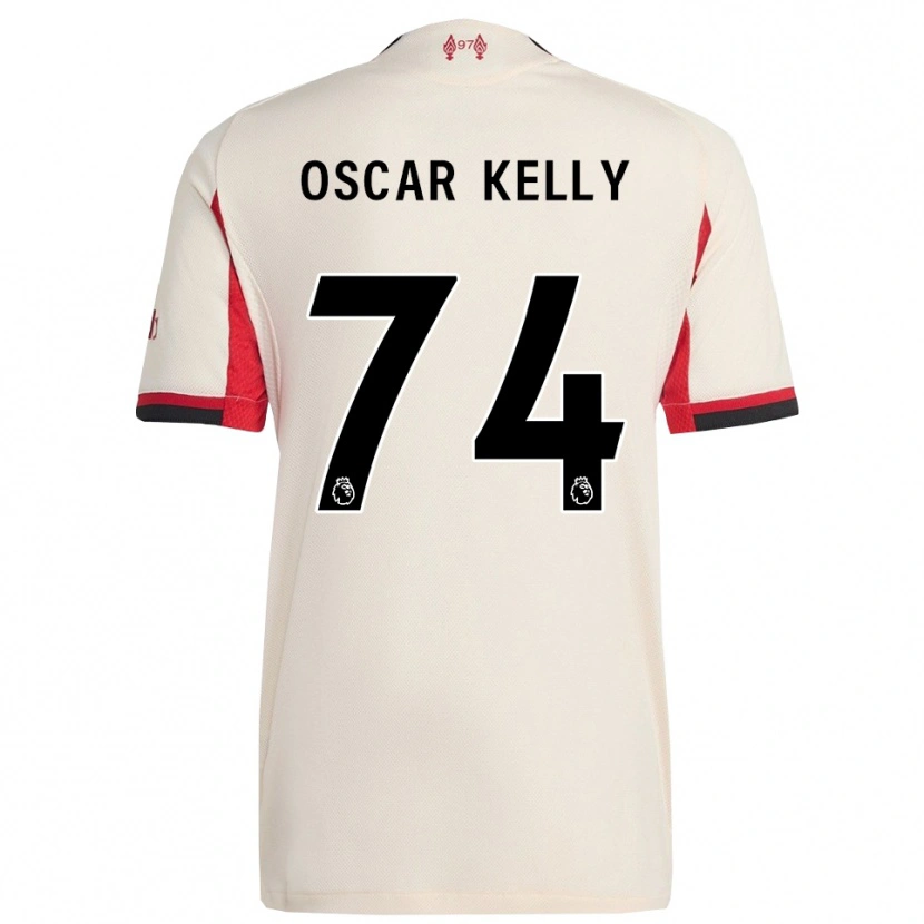 Danxen Mulher Camisola Oscar Kelly #74 Branco Preto Alternativa 2025/26 Camisa Brasil