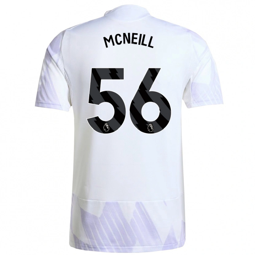 Danxen Mulher Camisola Charlie Mcneill #56 Branco Roxo Roxo Alternativa 2025/26 Camisa Brasil