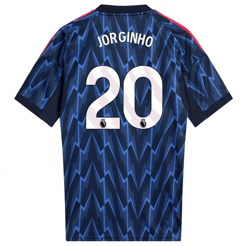 Danxen Mulher Camisola Jorginho #20 Marinho Vermelho Alternativa 2025/26 Camisa Brasil