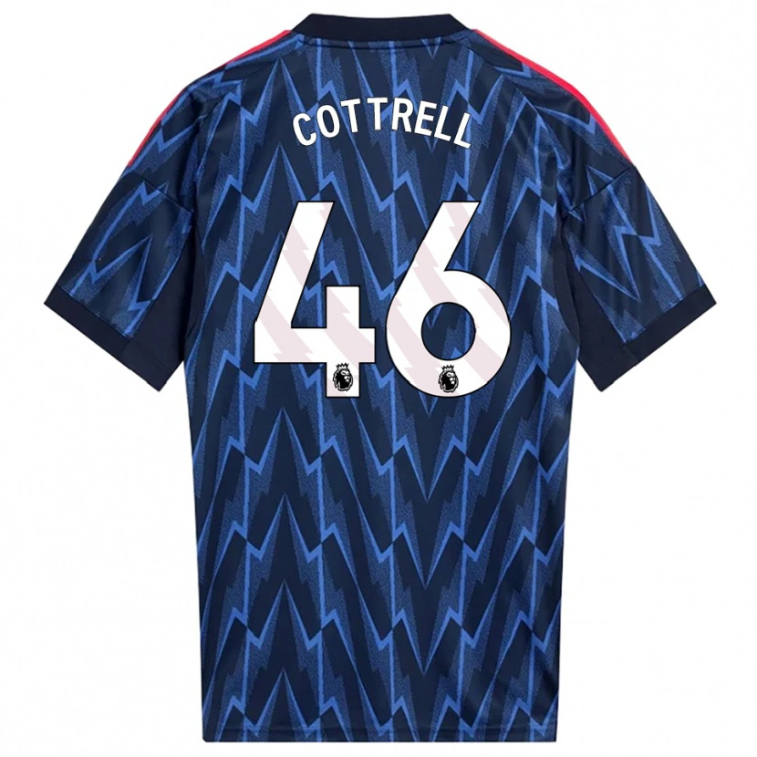 Danxen Mulher Camisola Ben Cottrell #46 Marinho Vermelho Alternativa 2025/26 Camisa Brasil