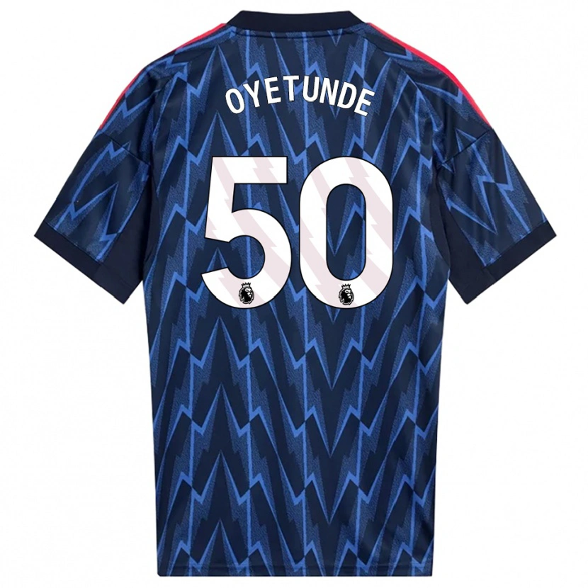 Danxen Mulher Camisola Daniel Oyetunde #50 Marinho Vermelho Alternativa 2025/26 Camisa Brasil