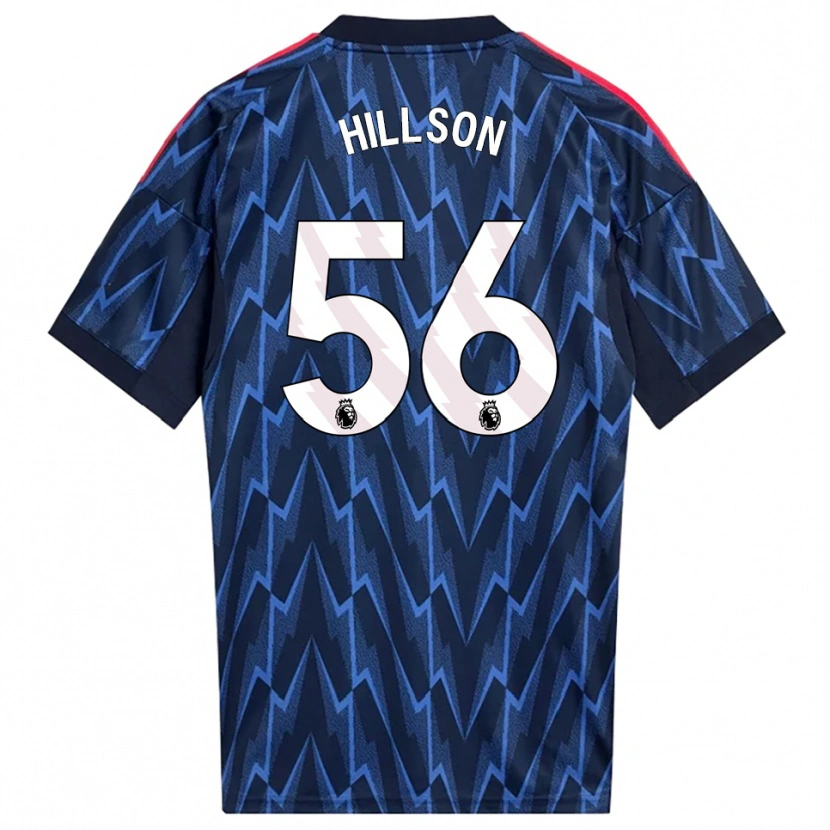 Danxen Mulher Camisola James Hillson #56 Marinho Vermelho Alternativa 2025/26 Camisa Brasil