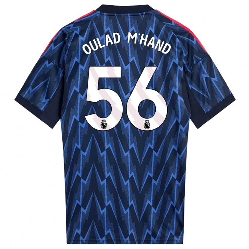 Danxen Mulher Camisola Salah-Eddine Oulad M'hand #56 Marinho Vermelho Alternativa 2025/26 Camisa Brasil