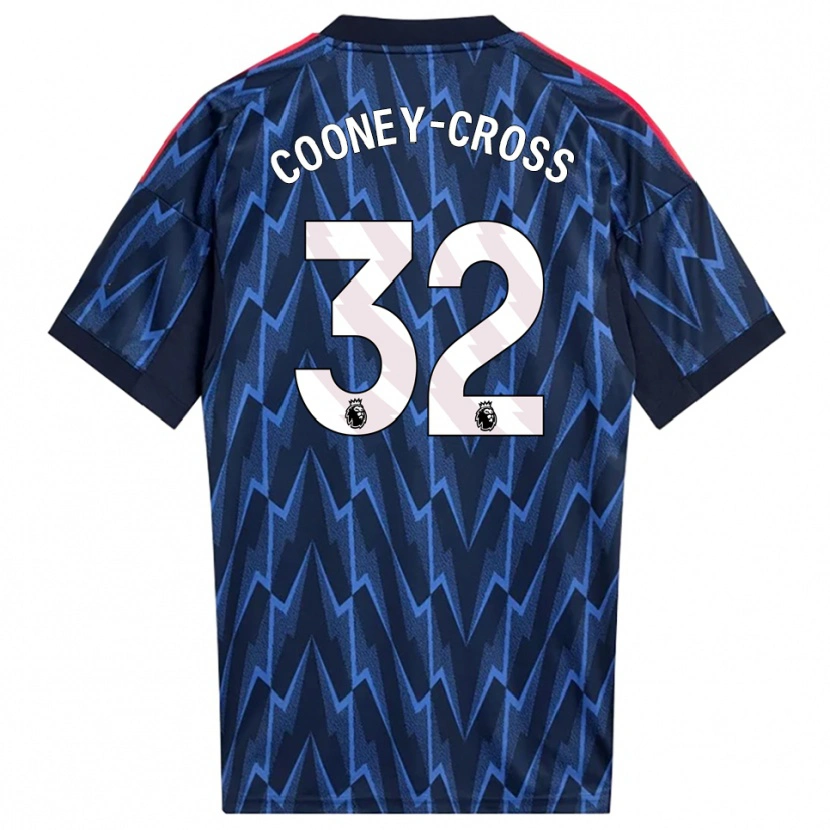 Danxen Mulher Camisola Kyra Cooney-Cross #32 Marinho Vermelho Alternativa 2025/26 Camisa Brasil