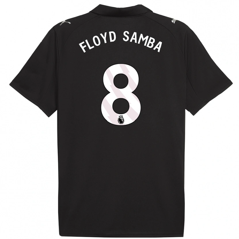 Danxen Mulher Camisola Floyd Samba #8 Preto Branco Alternativa 2025/26 Camisa Brasil