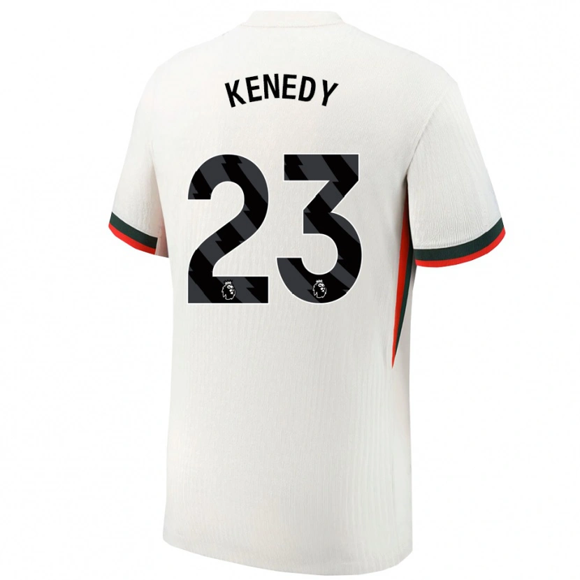 Danxen Mulher Camisola Robert Kenedy #23 Branco Verde Alternativa 2025/26 Camisa Brasil