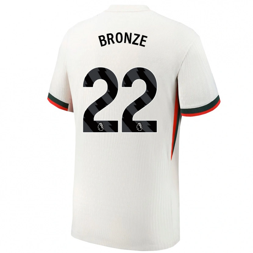 Danxen Mulher Camisola Lucy Bronze #22 Branco Verde Alternativa 2025/26 Camisa Brasil