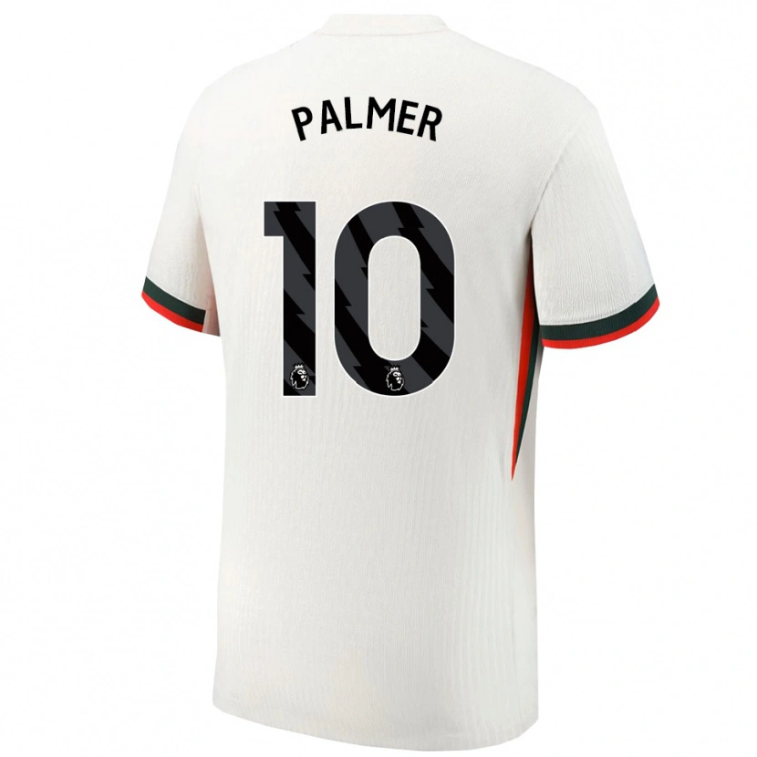 Danxen Mulher Camisola Cole Palmer #10 Branco Verde Alternativa 2025/26 Camisa Brasil