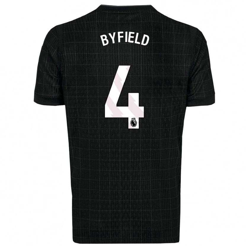 Danxen Mulher Camisola Junai Byfield #4 Preto Cinza Alternativa 2025/26 Camisa Brasil