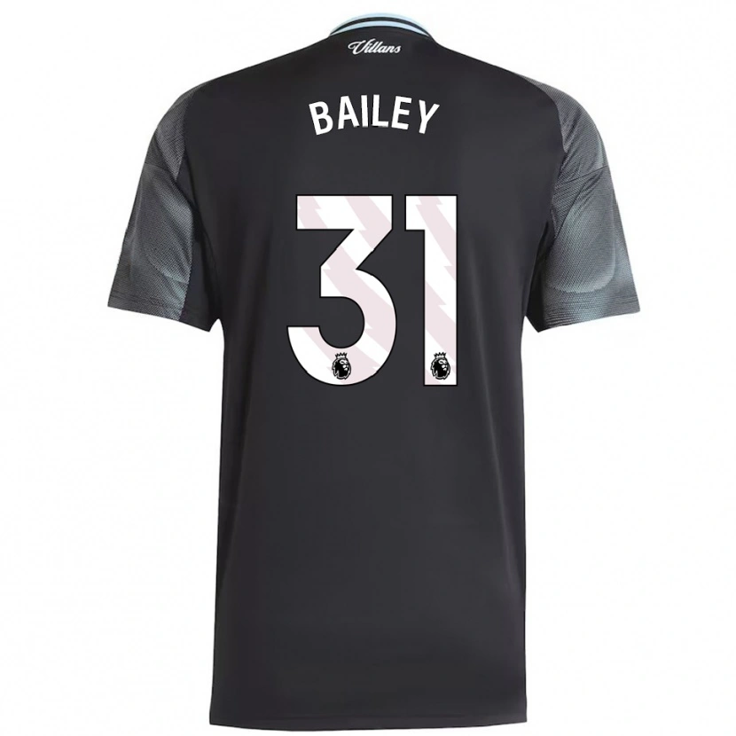 Danxen Mulher Camisola Leon Bailey #31 Preto Azul Celeste Alternativa 2025/26 Camisa Brasil