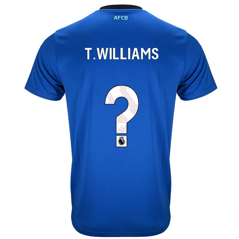 Danxen Mulher Camisola Toure Williams #0 Azul Preto Alternativa 2025/26 Camisa Brasil