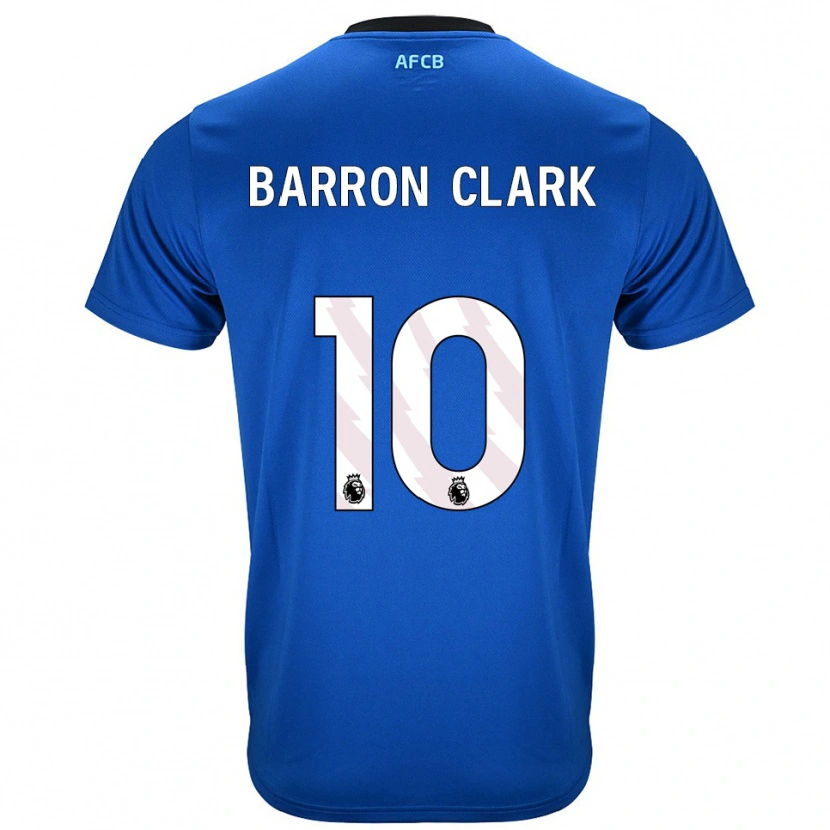 Danxen Mulher Camisola Molly Barron-Clark #10 Azul Preto Alternativa 2025/26 Camisa Brasil