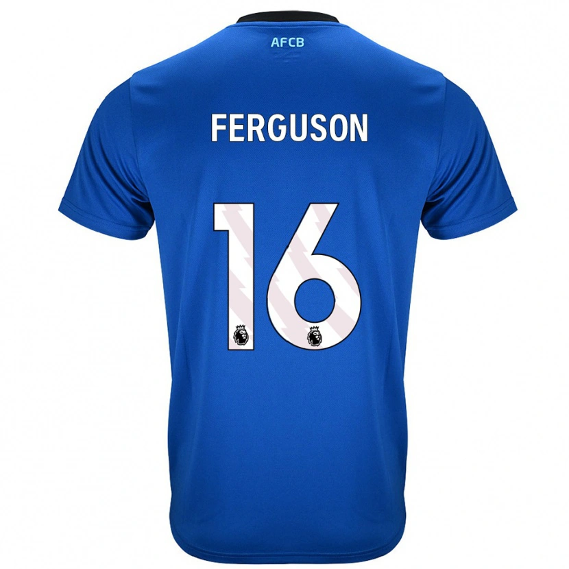 Danxen Mulher Camisola Josh Ferguson #16 Azul Preto Alternativa 2025/26 Camisa Brasil