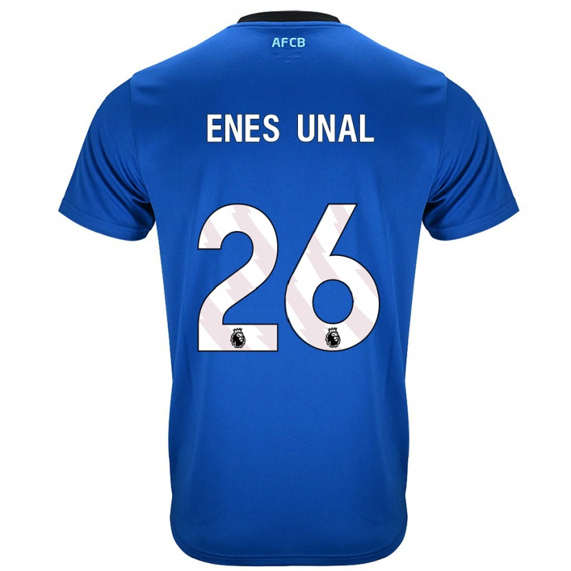 Danxen Mulher Camisola Enes Ünal #26 Azul Preto Alternativa 2025/26 Camisa Brasil