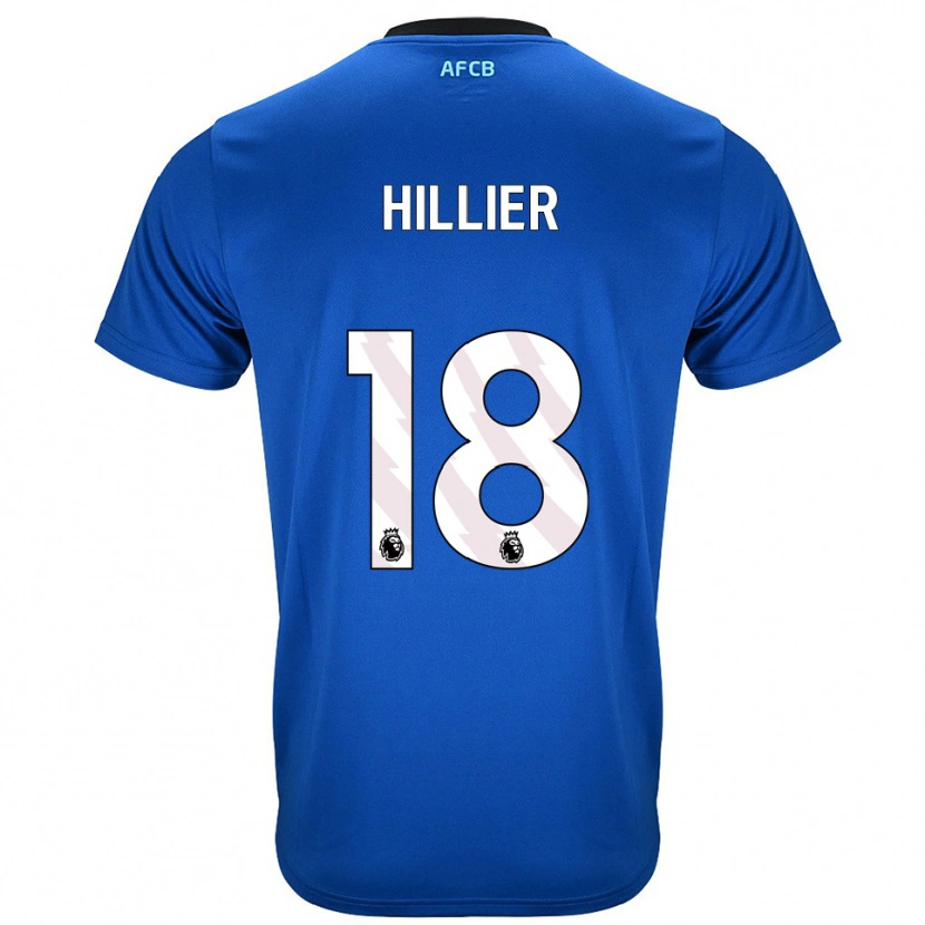 Danxen Mulher Camisola Gemma Hillier #18 Azul Preto Alternativa 2025/26 Camisa Brasil