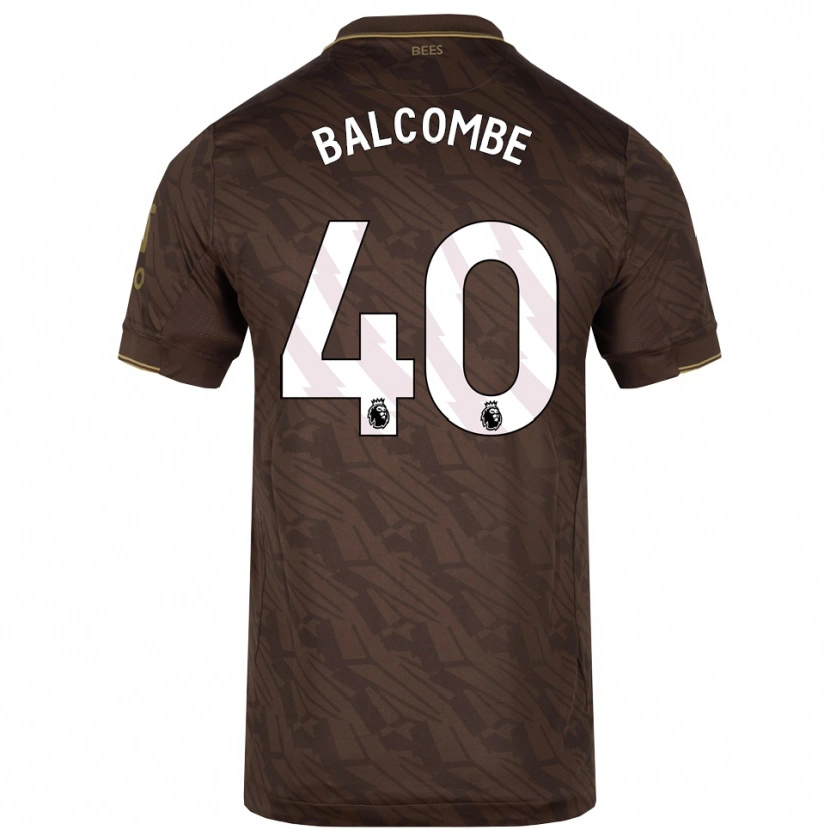 Danxen Mulher Camisola Ellery Balcombe #40 Marrom Dourado Alternativa 2025/26 Camisa Brasil