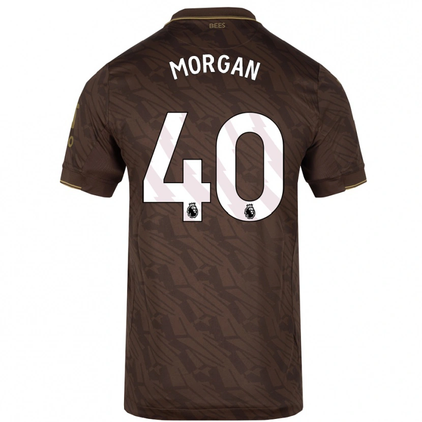 Danxen Mulher Camisola Iwan Morgan #40 Marrom Dourado Alternativa 2025/26 Camisa Brasil