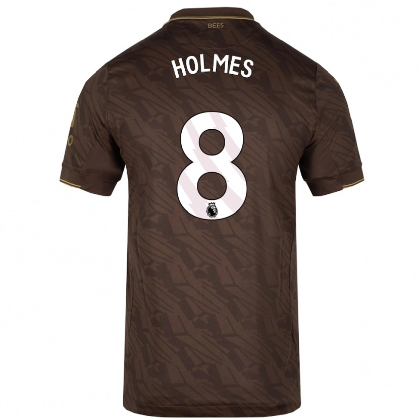 Danxen Mulher Camisola Mollie Holmes #8 Marrom Dourado Alternativa 2025/26 Camisa Brasil