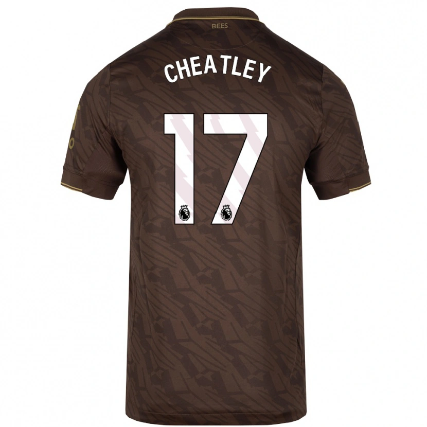 Danxen Mulher Camisola Ashley Cheatley #17 Marrom Dourado Alternativa 2025/26 Camisa Brasil