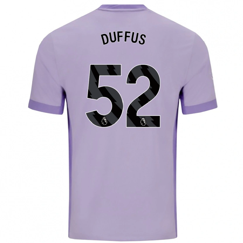 Danxen Mulher Camisola Joshua Duffus #52 Roxo Taro Branco Alternativa 2025/26 Camisa Brasil