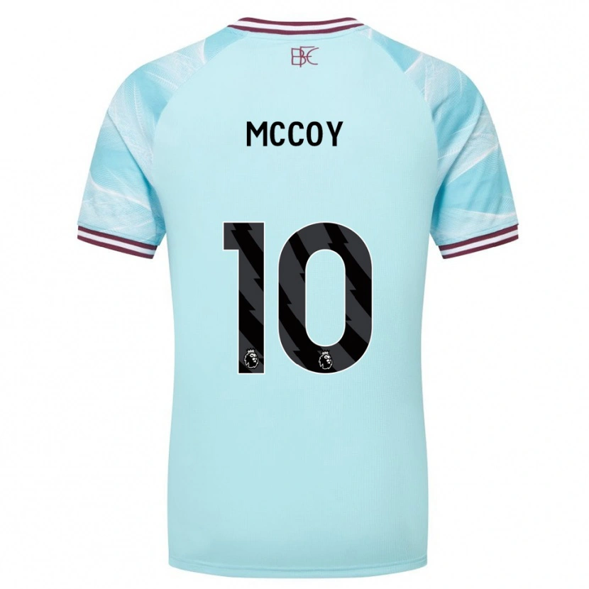 Danxen Mulher Camisola Adam Mccoy #10 Azul Celeste Borgonha Alternativa 2025/26 Camisa Brasil